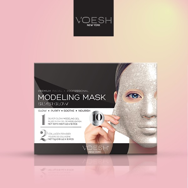 VOESH® Silver Glow Modeling Mask Professional Beauty