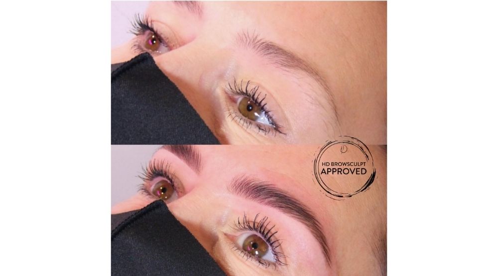 HD Brows before and after