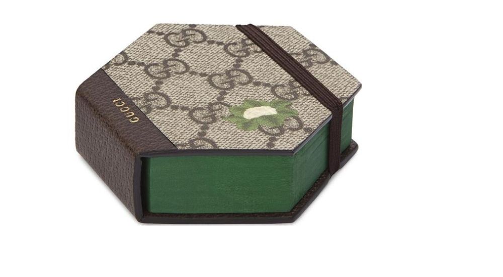 Gucci stationary, inspiration behind The Skin Bar